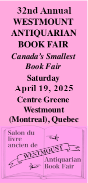 Westmount 32nd Annual Antiquarian Book Fair