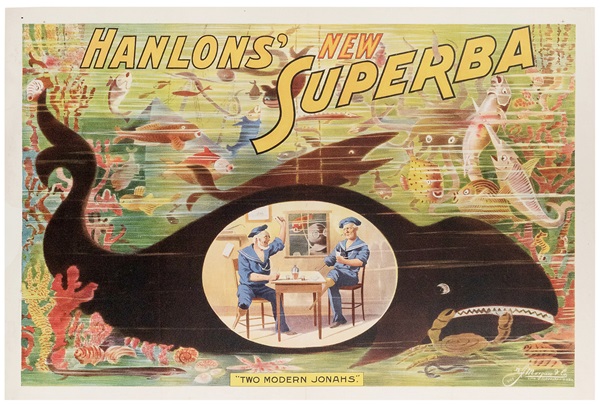 Lot #152, Hanlons’ New Superba. Two Modern Jonahs, was estimated at $2,000-4,000 and sold for $13,200.