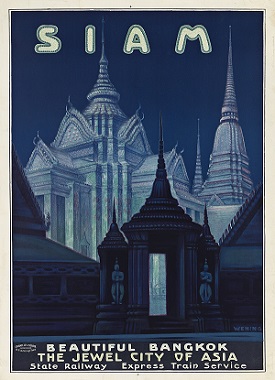 Michael Rudolf Wening, Siam / Beautiful Bangkok / The Jewel City of Asia, circa 1920s. $16,250